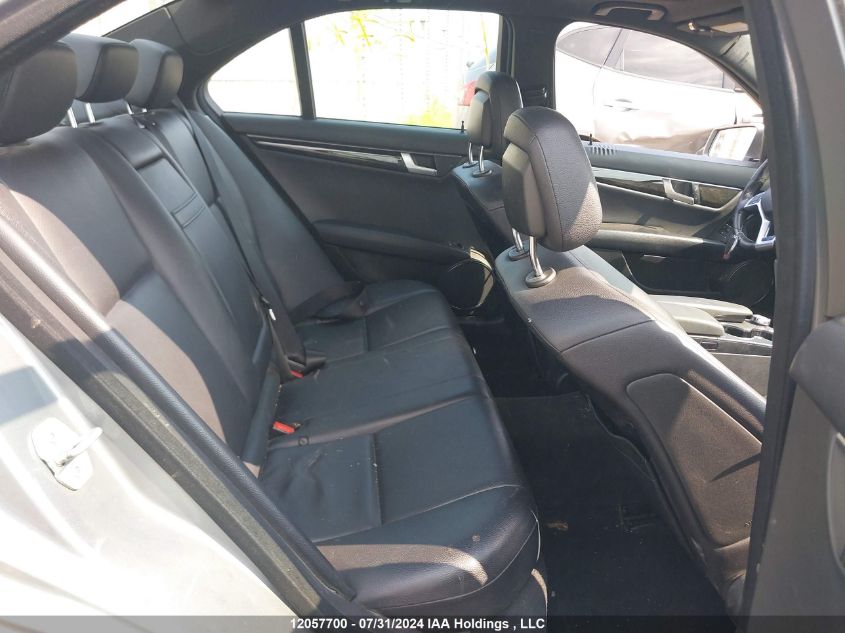 2013 Mercedes-Benz C-Class VIN: WDDGF8AB3DA825712 Lot: 12057700