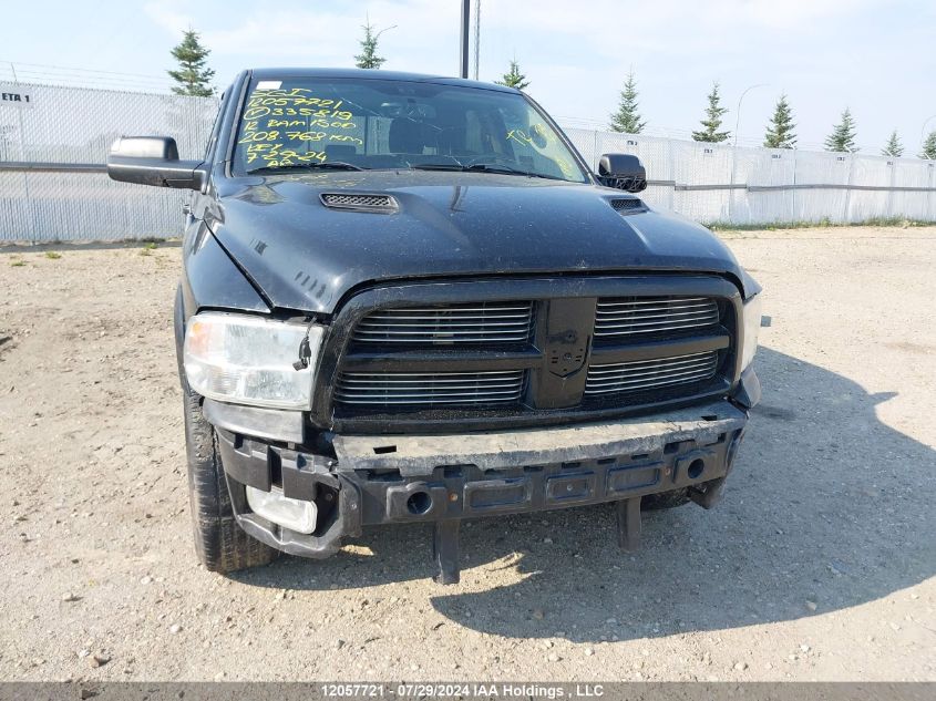 2012 Dodge Ram 1500 Sport VIN: 1C6RD7MT4CS335819 Lot: 12057721