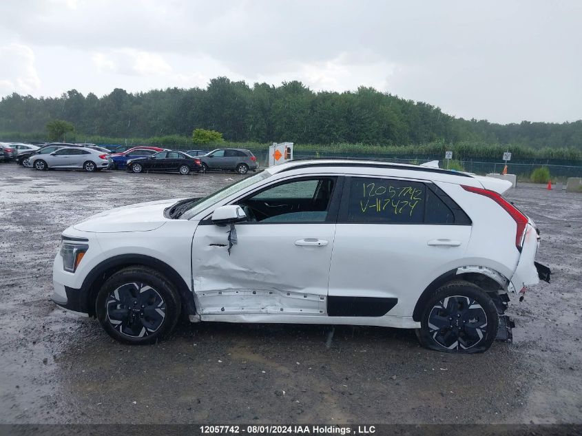 2024 Kia Niro Ev VIN: KNDCR3L12R5117474 Lot: 12057742