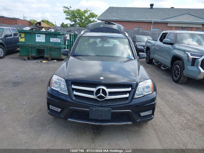 2012 Mercedes-Benz Glk-Class VIN: WDCGG8HB7CF872315 Lot: 12057765