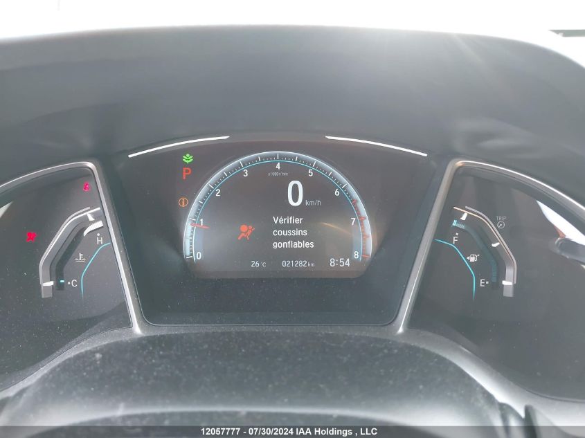 2019 Honda Civic Sedan VIN: 2HGFC1F92KH106186 Lot: 12057777