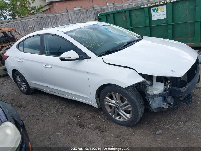 2020 Hyundai Elantra Preferred With Sun And Safety Package Auto Ivt VIN: KMHD84LF1LU901758 Lot: 12057788