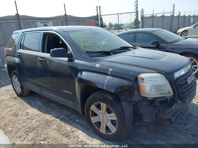 2016 GMC Terrain Sle VIN: 2GKALMEK2G6327390 Lot: 12057793