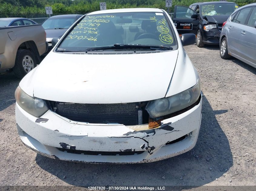 2009 Honda Civic Dx VIN: 2HGFG11249H001769 Lot: 12057820