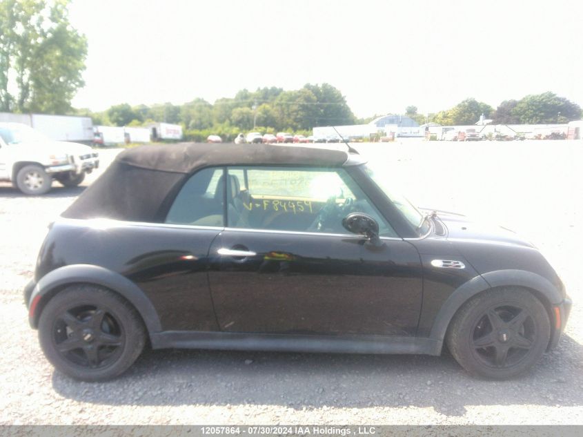 2005 Mini Cooper S VIN: WMWRH335X5TF84454 Lot: 12057864
