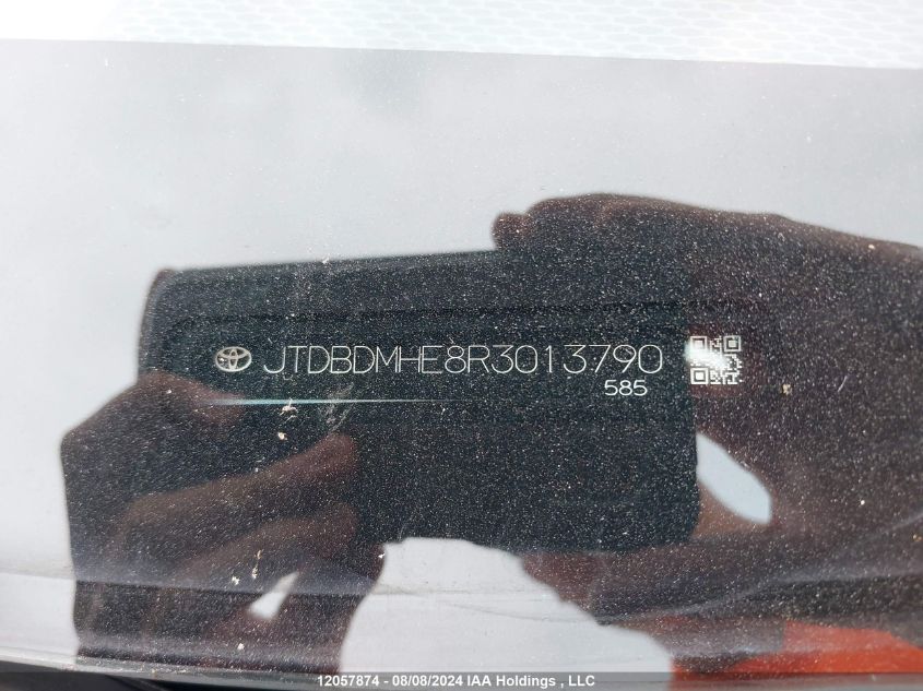 2024 Toyota Corolla Le/Se/Night Shade VIN: JTDBDMHE8R3013790 Lot: 12057874