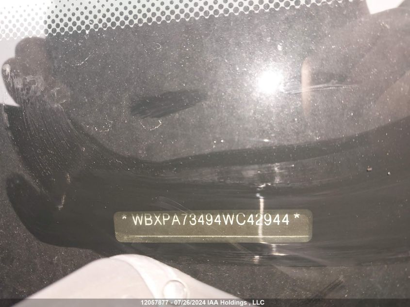 2004 BMW X3 VIN: WBXPA73494WC42944 Lot: 12057877