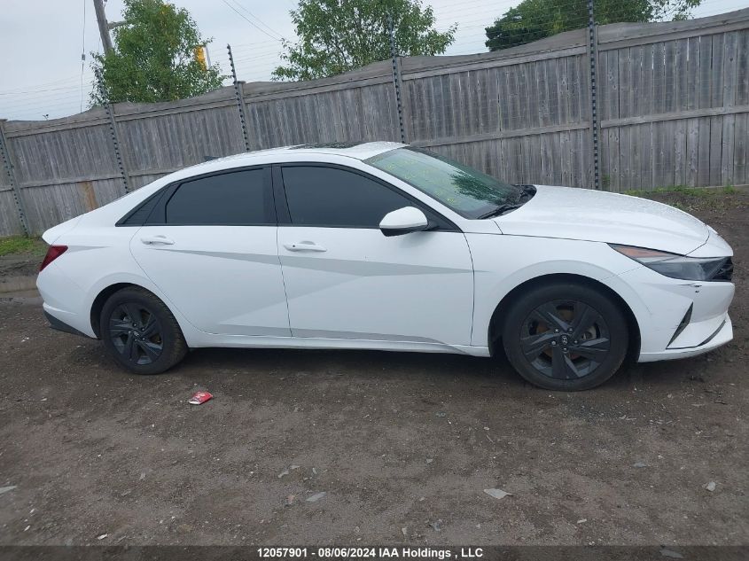 2022 Hyundai Elantra Preferred Ivt With Sun And Tech Package VIN: KMHLM4AG3NU319862 Lot: 12057901