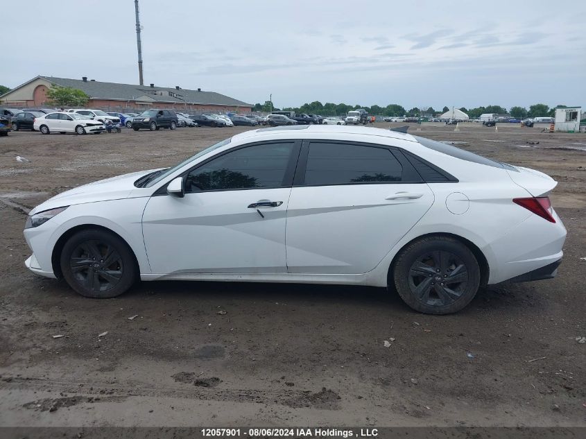 2022 Hyundai Elantra Preferred Ivt With Sun And Tech Package VIN: KMHLM4AG3NU319862 Lot: 12057901