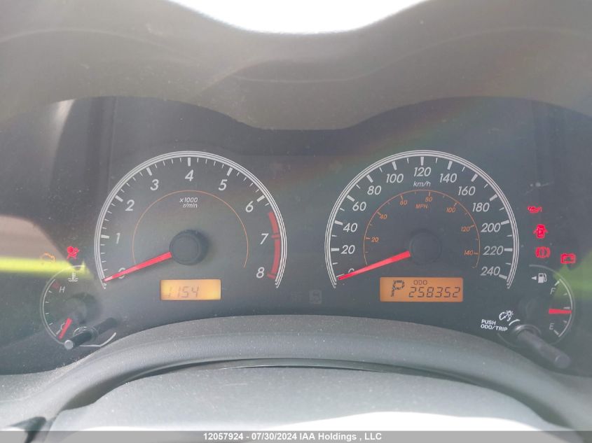 2009 Toyota Corolla Le VIN: 2T1BU40E29C036436 Lot: 12057924