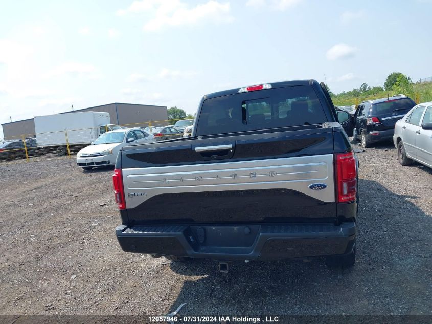 2016 Ford F-150 Limited VIN: 1FTEW1EG3GFC86837 Lot: 12057946