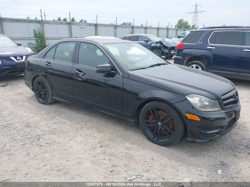 2013 Mercedes-Benz C-Class VIN: WDDGF8AB5DA867203 Lot: 12057970
