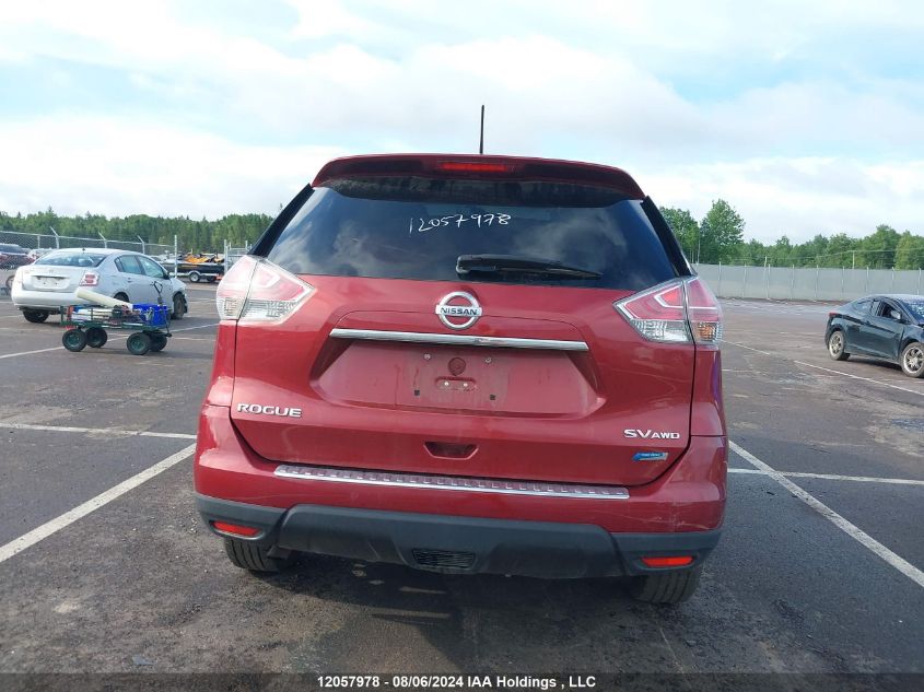 2015 Nissan Rogue VIN: 5N1AT2MV6FC862459 Lot: 12057978