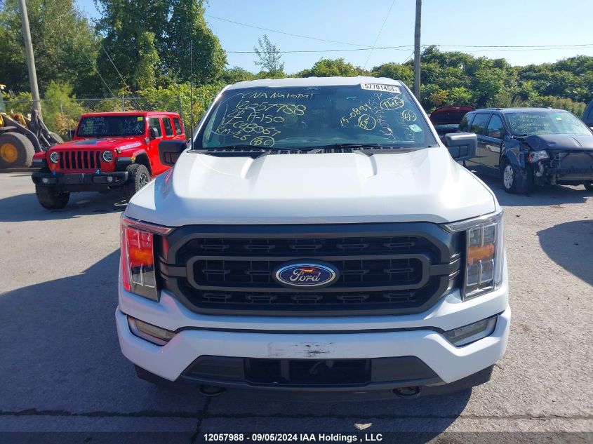 2022 Ford F150 Supercrew VIN: 1FTFW1E86NFC28067 Lot: 12057988