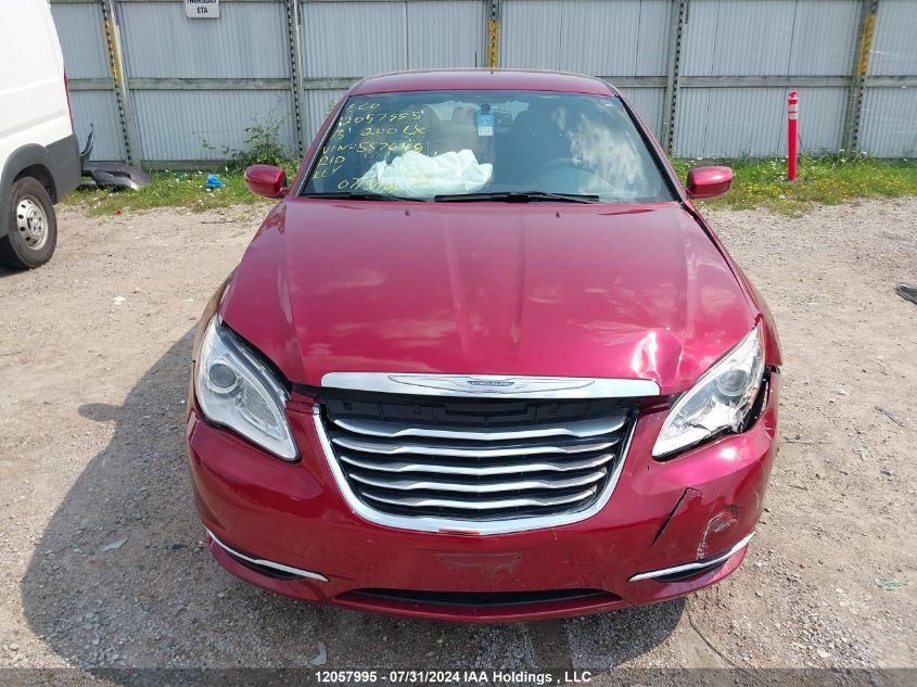 2013 Chrysler 200 Lx VIN: 1C3CCBAB0DN557648 Lot: 12057995