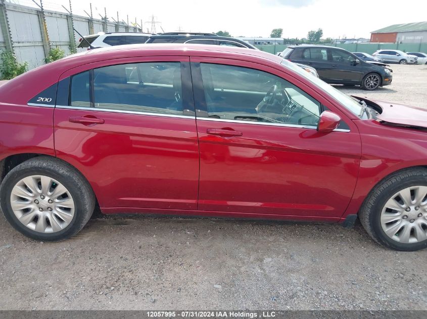 2013 Chrysler 200 Lx VIN: 1C3CCBAB0DN557648 Lot: 12057995