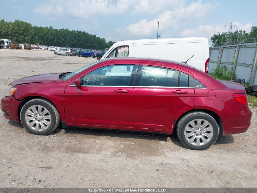 2013 Chrysler 200 Lx VIN: 1C3CCBAB0DN557648 Lot: 12057995