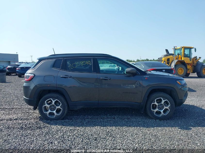 2022 Jeep Compass Trailhawk VIN: 3C4NJDDB9NT148471 Lot: 12058010