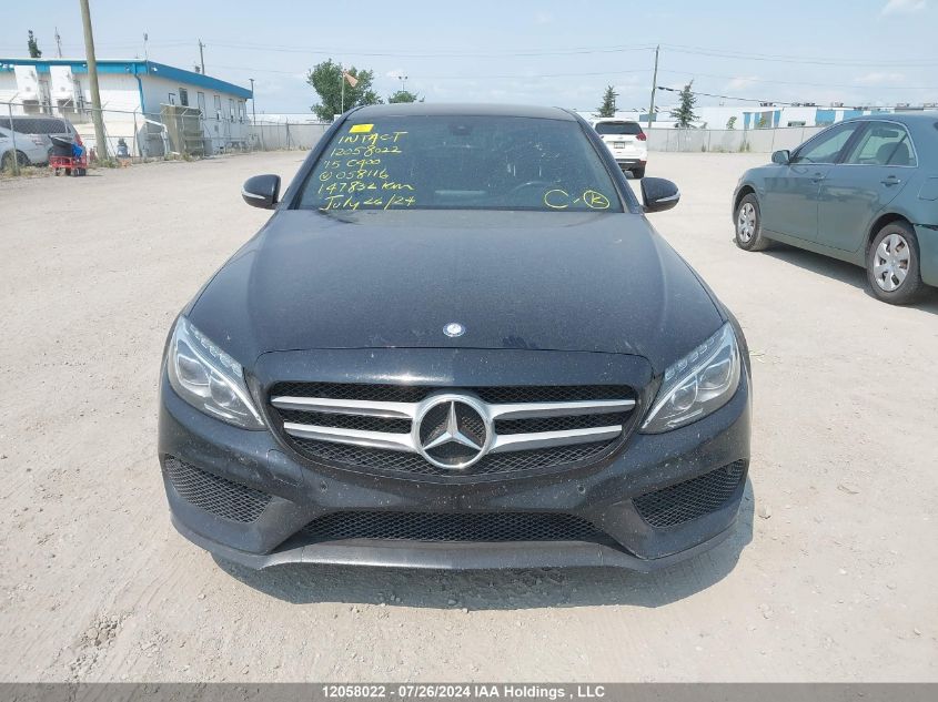 2015 Mercedes-Benz C-Class VIN: 55SWF6GB5FU058116 Lot: 12058022