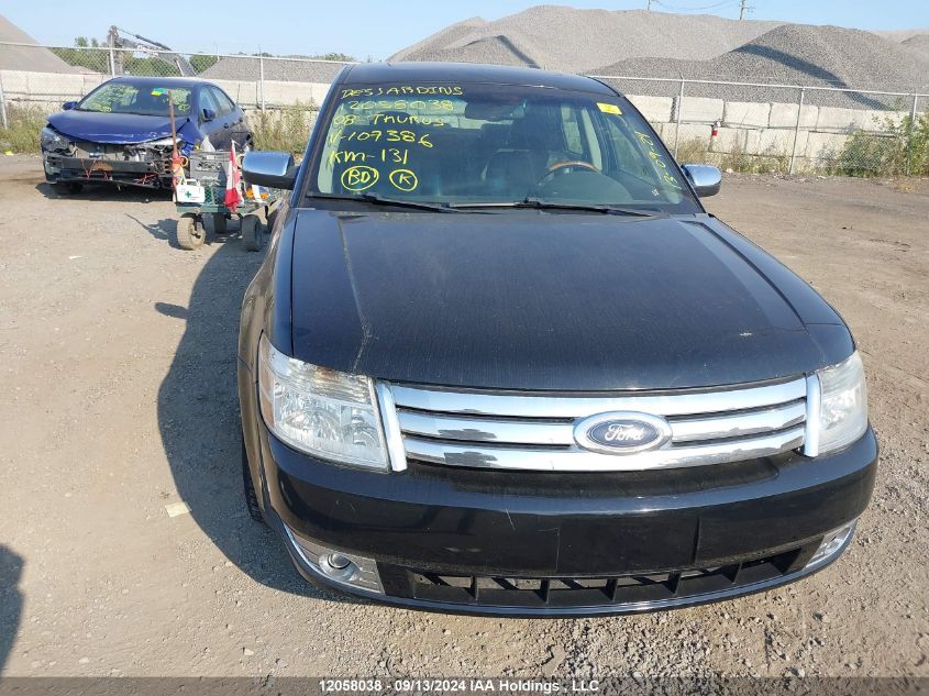 2008 Ford Taurus Limited VIN: 1FAHP28W68G107386 Lot: 12058038