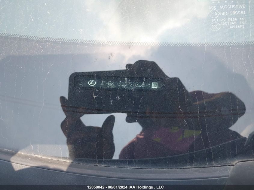 2015 Lexus Es350 VIN: JTHBK1GG0F2182628 Lot: 12058042