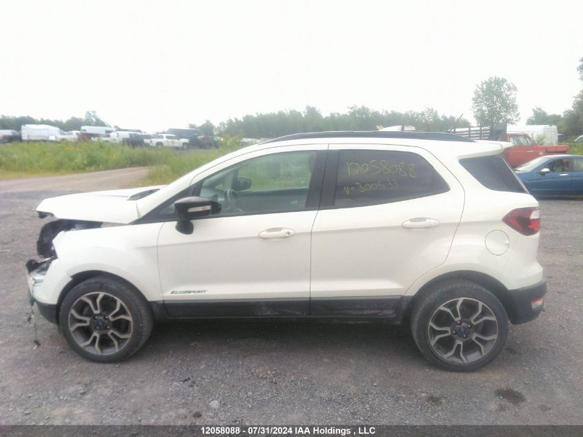 2019 Ford Ecosport VIN: MAJ6S3JL2KC300533 Lot: 12058088