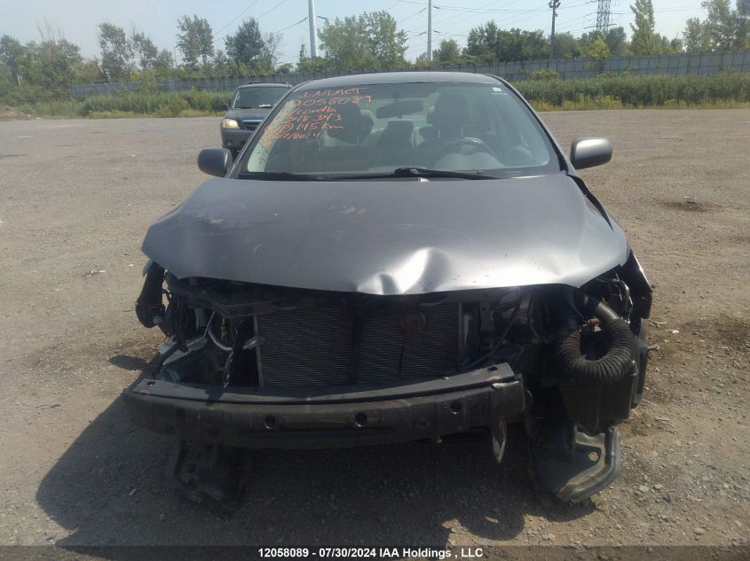 2010 Toyota Corolla VIN: 2T1BU4EE3AC348343 Lot: 12058089