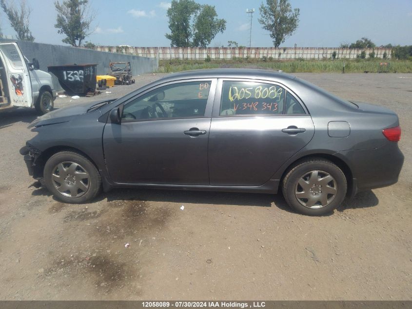 2010 Toyota Corolla VIN: 2T1BU4EE3AC348343 Lot: 12058089