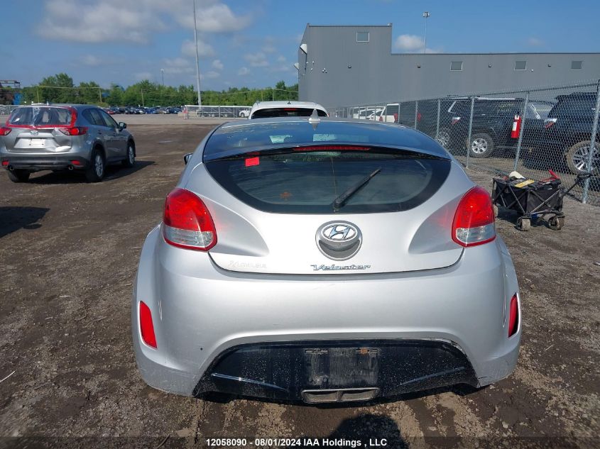 2012 Hyundai Veloster VIN: KMHTC6AD4CU050272 Lot: 12058090