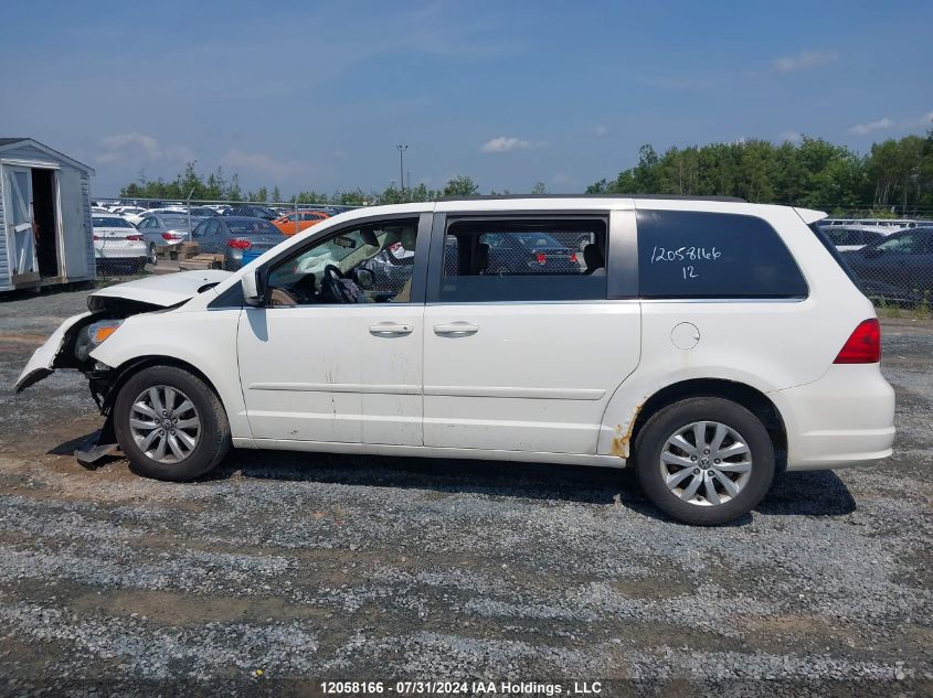 2012 Volkswagen Routan Se VIN: 2C4RVABG2CR353603 Lot: 12058166