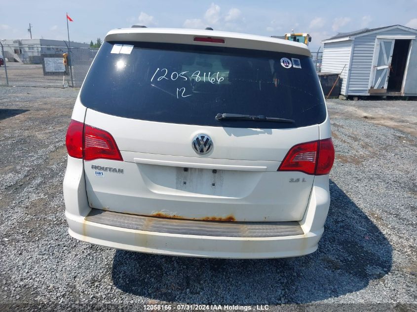 2012 Volkswagen Routan Se VIN: 2C4RVABG2CR353603 Lot: 12058166