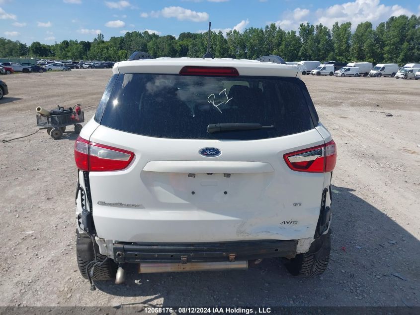 2018 Ford Ecosport Se VIN: MAJ6P1UL6JC239879 Lot: 12058176