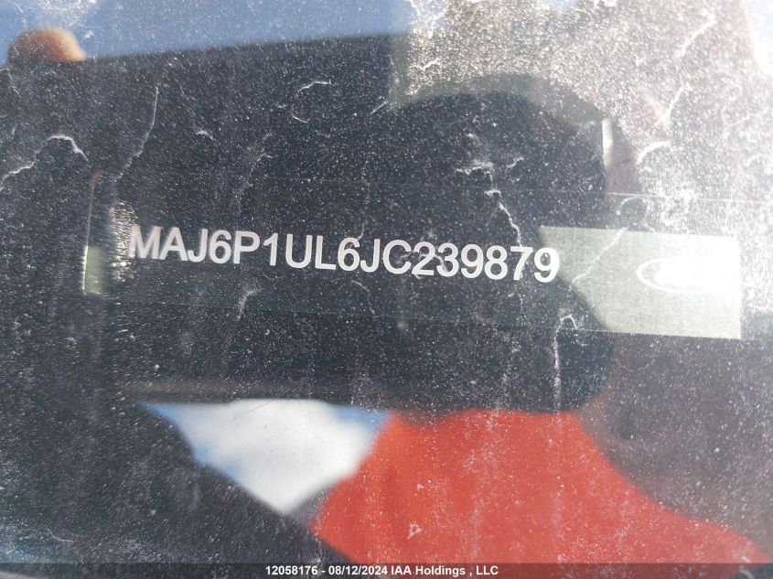 2018 Ford Ecosport Se VIN: MAJ6P1UL6JC239879 Lot: 12058176