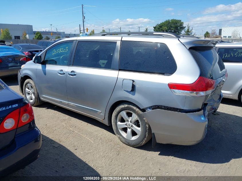 2012 Toyota Sienna VIN: 5TDZK3DC9CS244142 Lot: 12058203