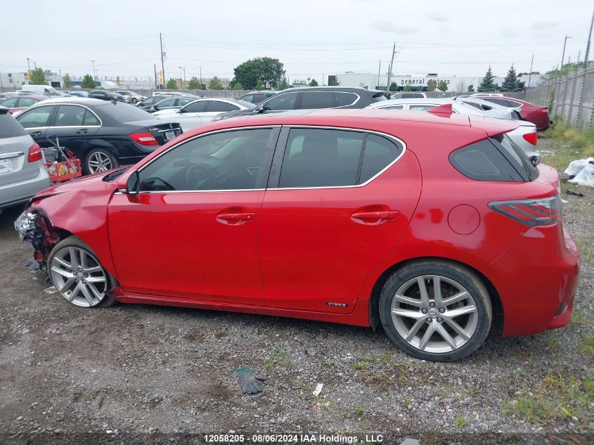 2014 Lexus Ct 200H VIN: JTHKD5BH8E2176897 Lot: 12058205