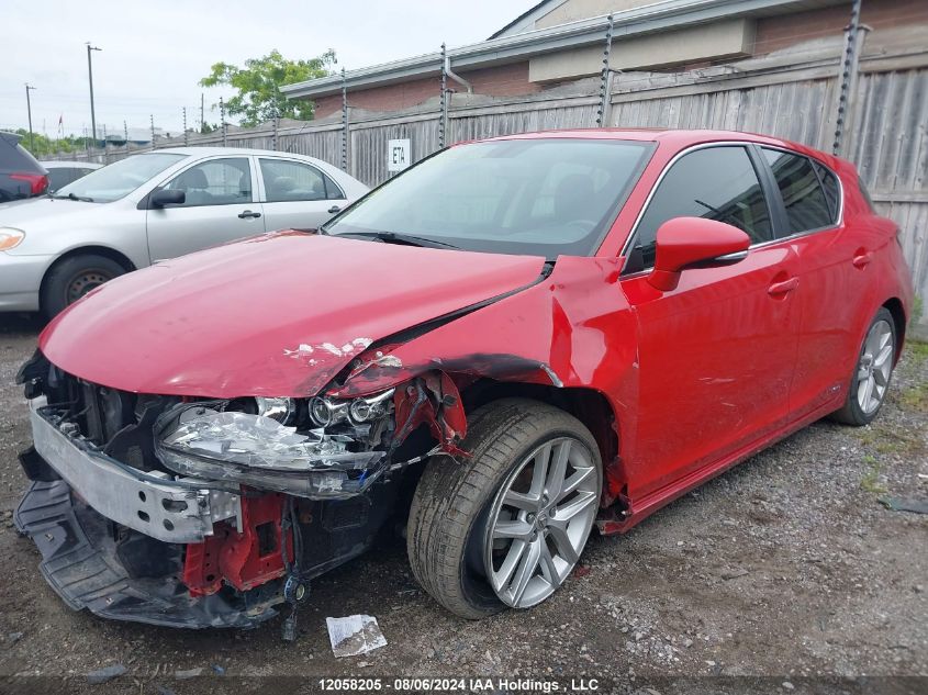 2014 Lexus Ct 200H VIN: JTHKD5BH8E2176897 Lot: 12058205