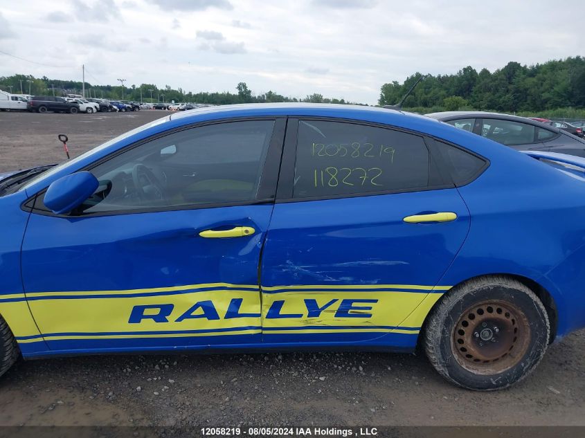 2013 Dodge Dart VIN: 1C3CDFBA0DD118272 Lot: 12058219