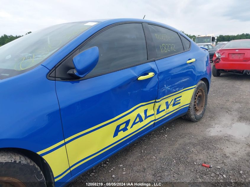 2013 Dodge Dart VIN: 1C3CDFBA0DD118272 Lot: 12058219