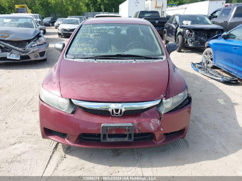 2009 Honda Civic Sdn VIN: 2HGFA16439H113362 Lot: 12058279