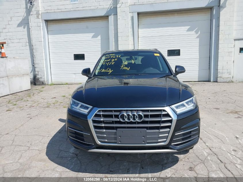 2018 Audi Q5 Premium Plus VIN: WA1BNAFY9J2015478 Lot: 12058298