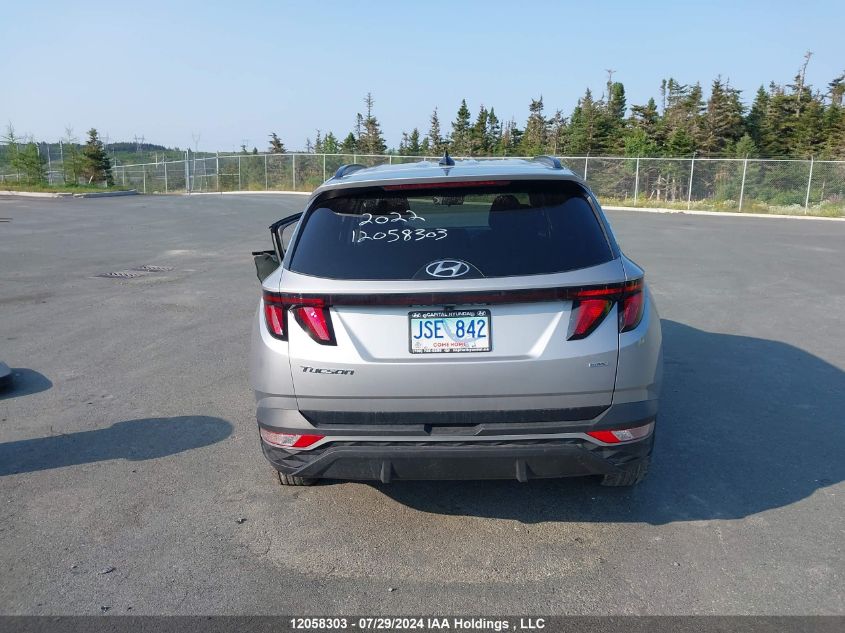 2022 Hyundai Tucson Sel VIN: KM8JBCAE3NU161593 Lot: 12058303