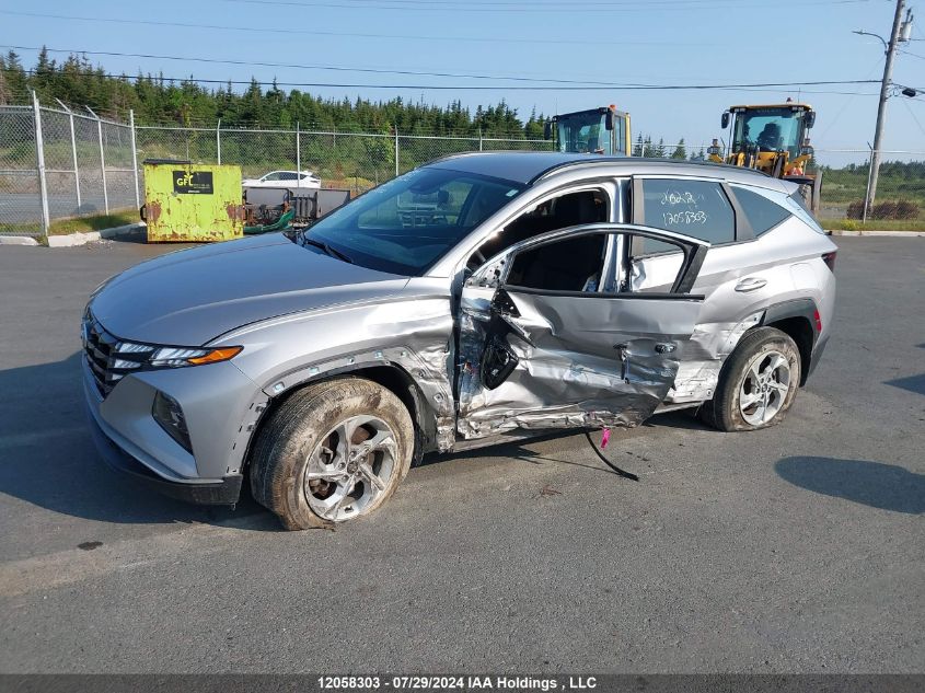 2022 Hyundai Tucson Sel VIN: KM8JBCAE3NU161593 Lot: 12058303