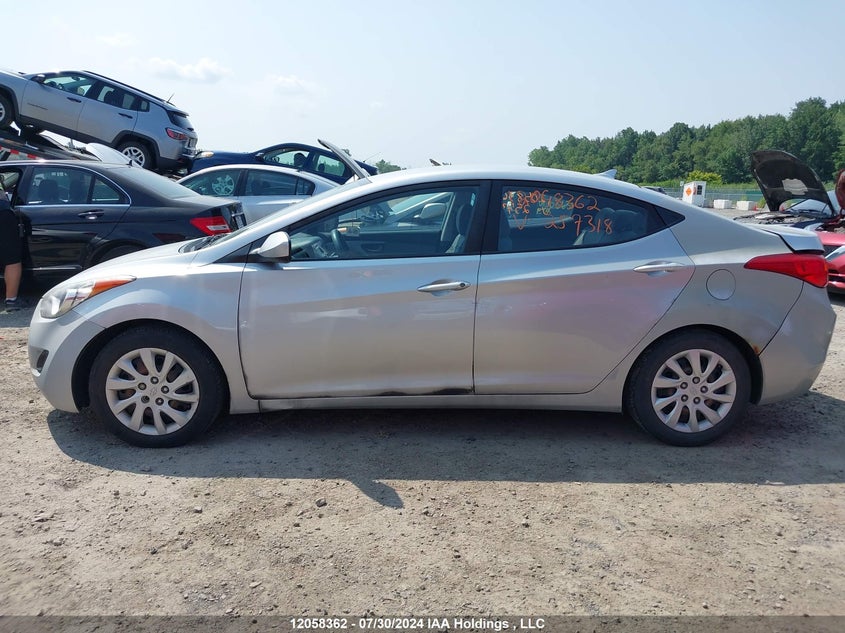 2013 Hyundai Elantra Gl VIN: 5NPDH4AE3DH257318 Lot: 12058362