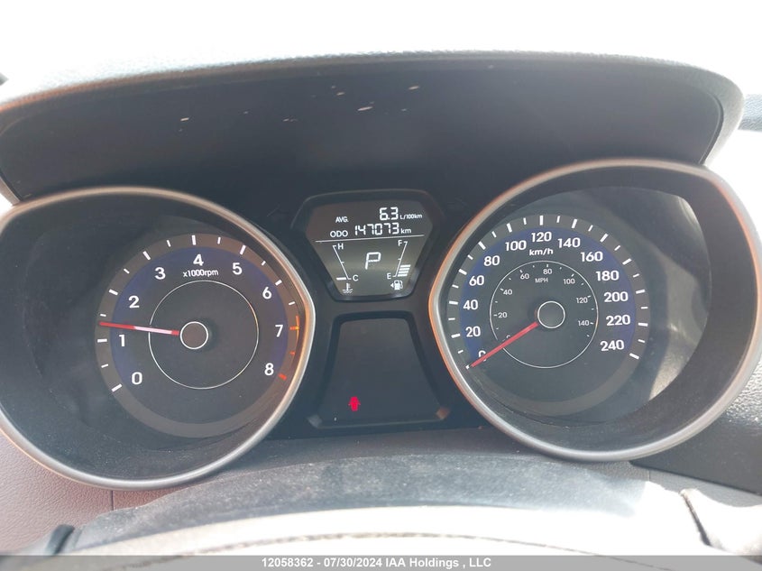 2013 Hyundai Elantra Gl VIN: 5NPDH4AE3DH257318 Lot: 12058362