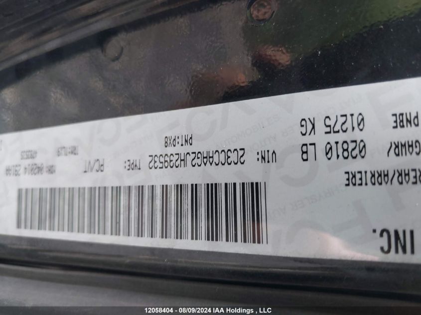 2018 Chrysler 300 Touring VIN: 2C3CCAAG2JH299532 Lot: 12058404