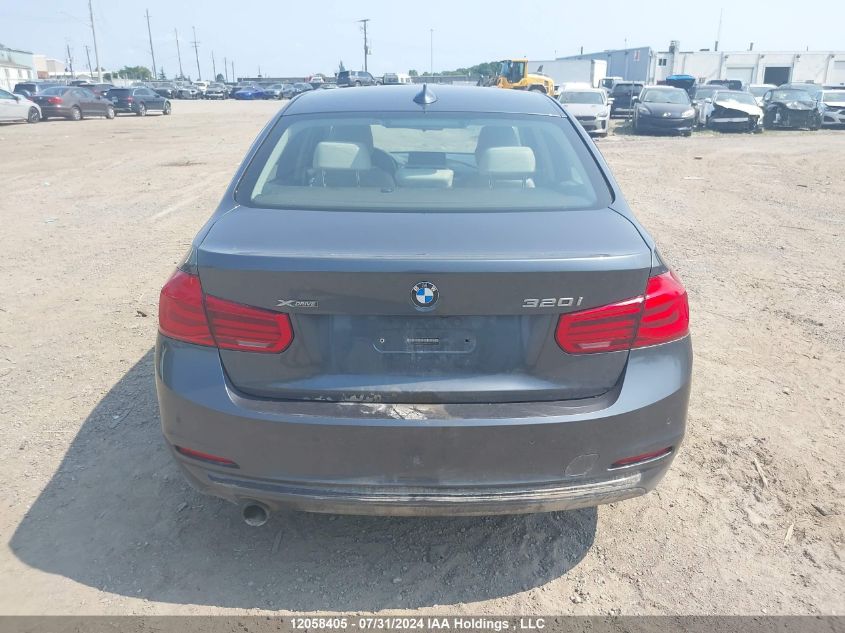 2016 BMW 320I xDrive VIN: WBA8E5G52GNU19741 Lot: 12058405