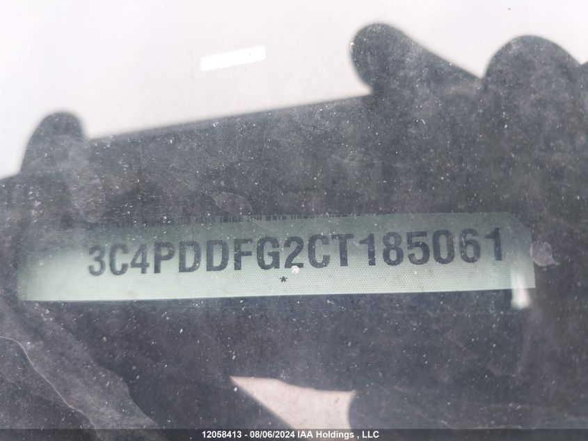 2012 Dodge Journey R/T VIN: 3C4PDDFG2CT185061 Lot: 12058413