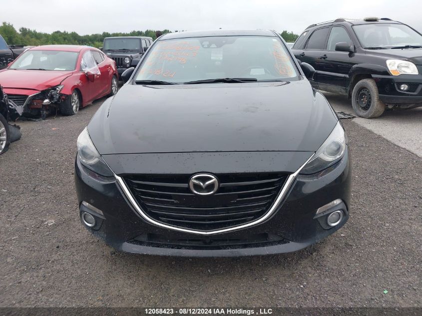 2014 Mazda Mazda3 VIN: JM1BM1M36E1178195 Lot: 12058423