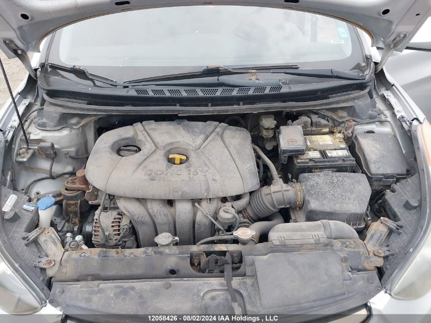 2011 Hyundai Elantra Gl VIN: 5NPDH4AE0BH050883 Lot: 12058426