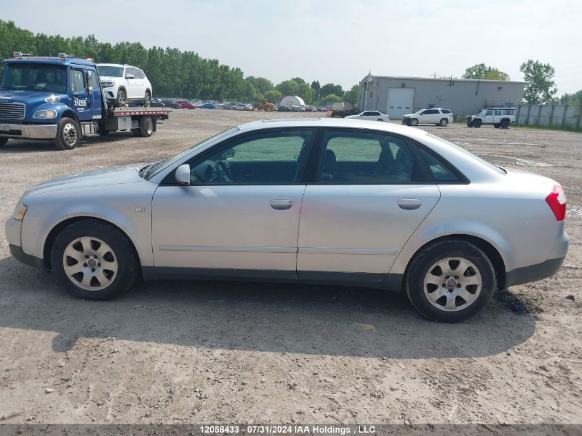 2003 Audi A4 VIN: WAUJC68E13A115202 Lot: 12058433
